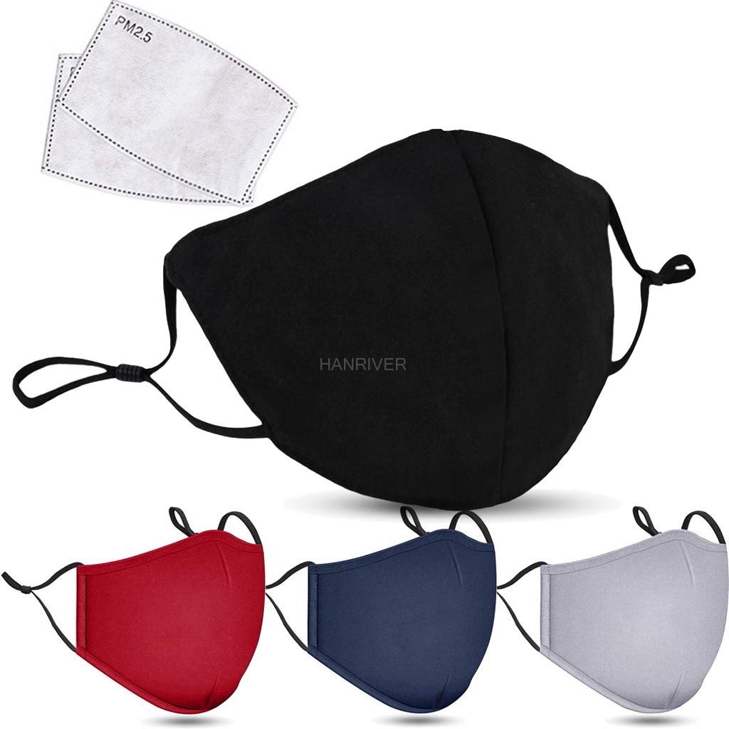 Dust Mask Construction - Katoenen gezichtsmasker PM2.5 Actief koolmasker Wasbaar