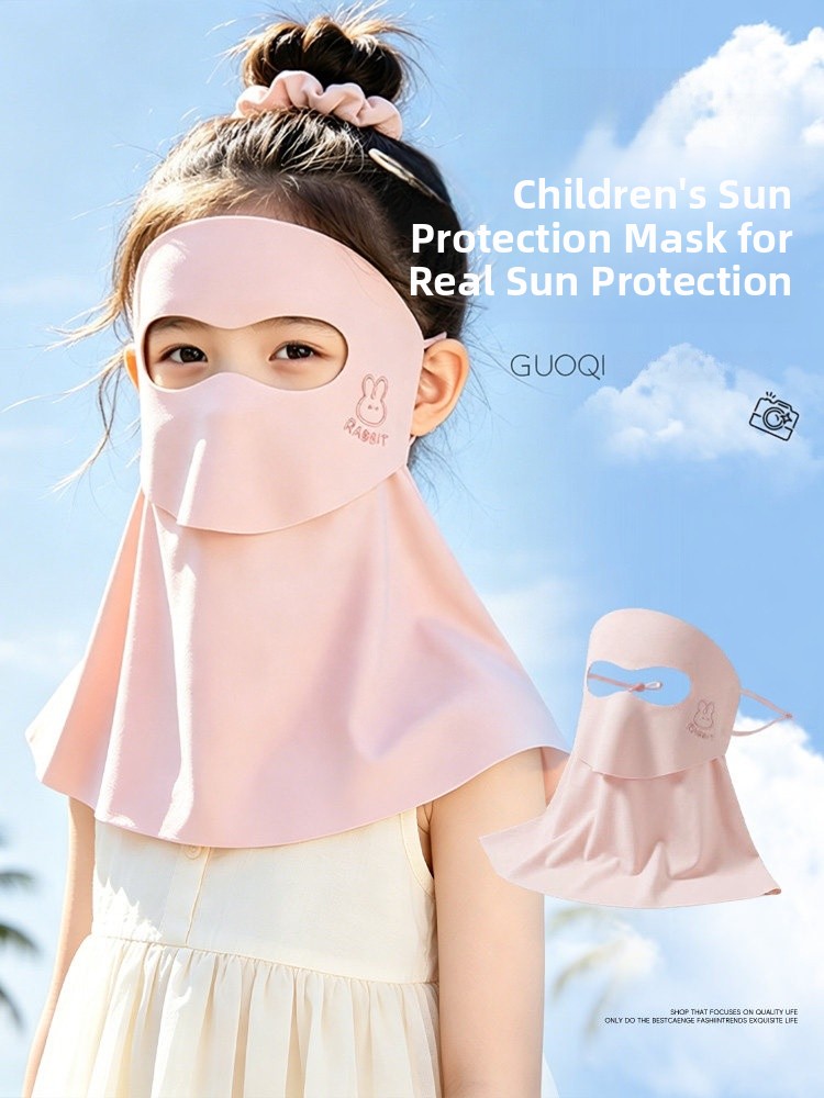 Kids Face Mask - Kinderen Buiten Zonbescherming Gezichtsmasker Geïntegreerde Volledige