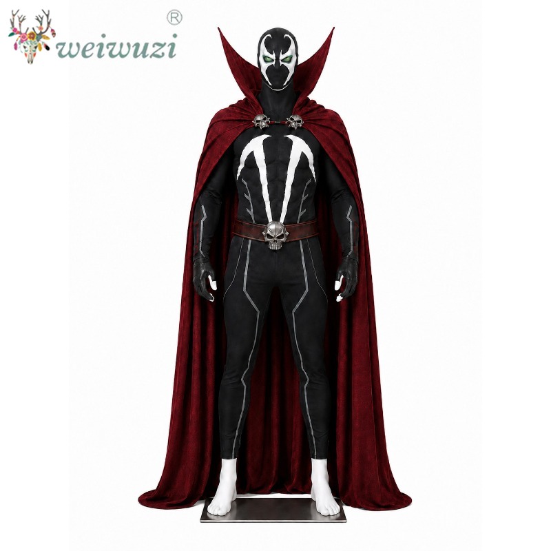 Black Face Mask Pack - Heren cosplay kostuum, complete set, zwarte