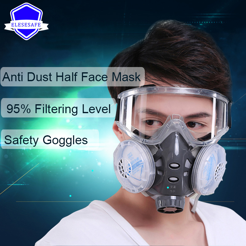 Nieuw anti-stofmasker volgelaa - Dust Mask Construction recensie en prijs