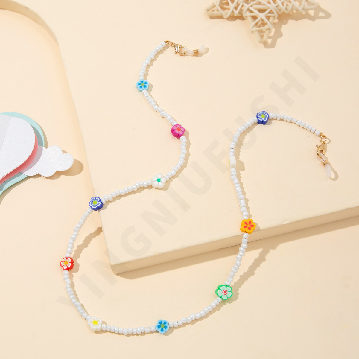 Trendy Kristallen Bloemen Frui - Mask Chain Holder recensie en prijs