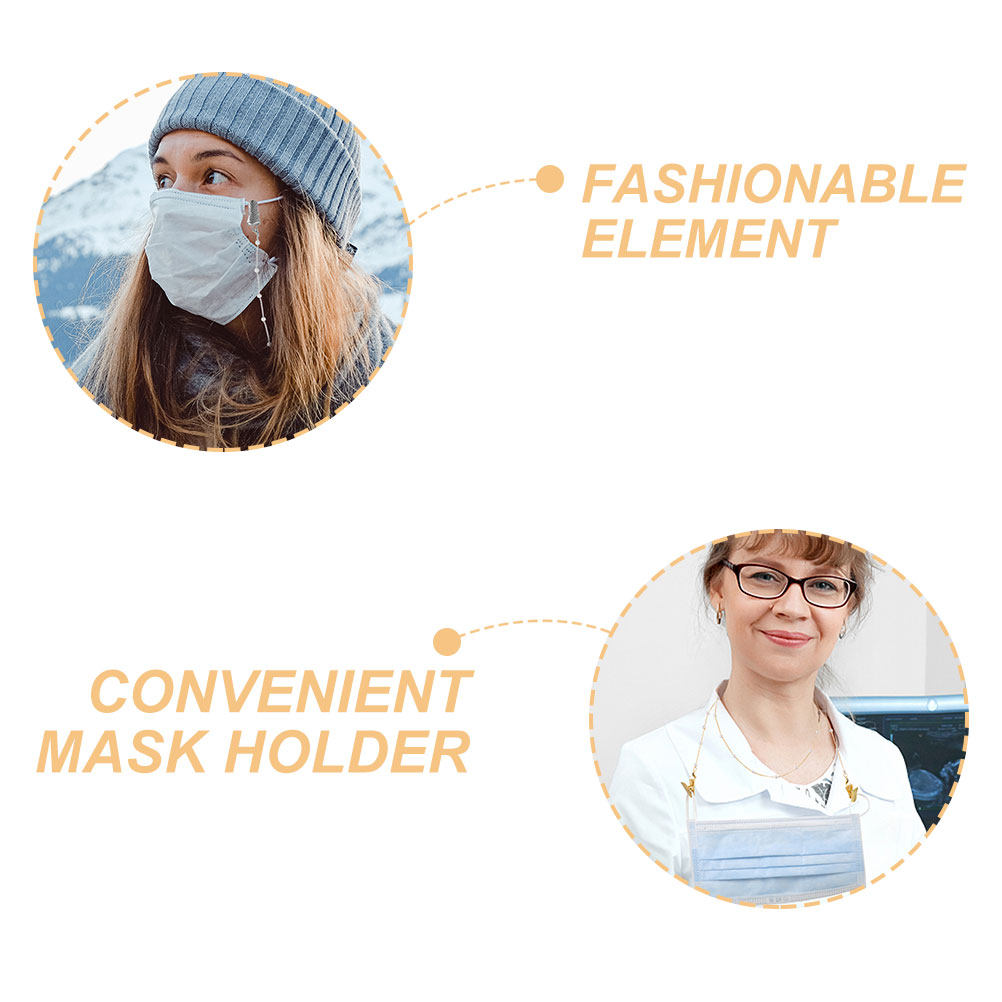 2 stuks kralenbrillenkoord voo - Mask Chain Holder recensie en prijs