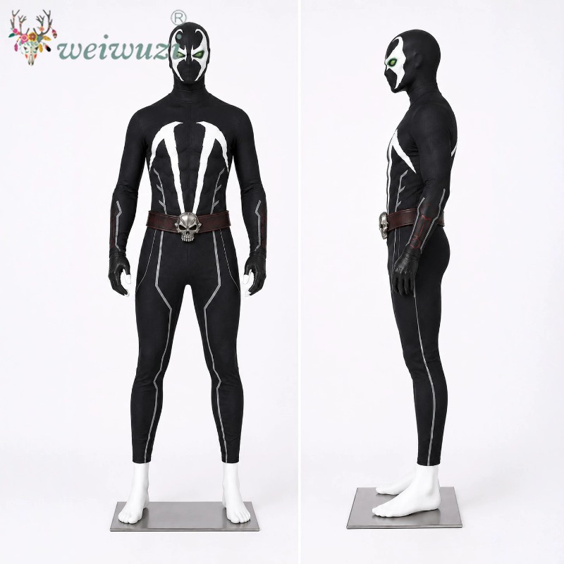 Heren cosplay kostuum, complet - Black Face Mask Pack recensie en prijs